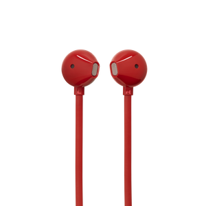 JBL Tune 305C USB - Red - Wired Hi-Res Earbud Headphones - Left